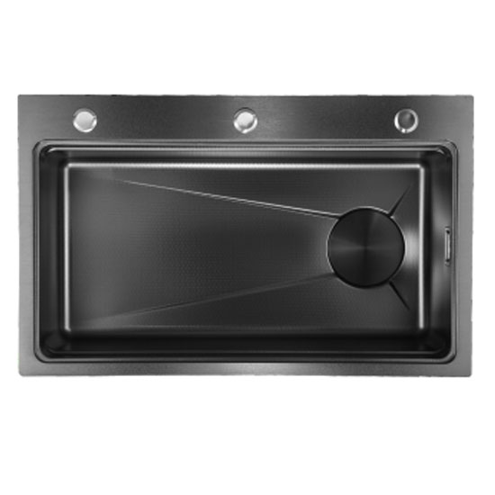 Chậu rửa bát 1 hố Nano GRUNDER GR-5045AC (500x450x220mm) - Image 4