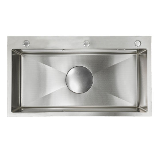Chậu rửa bát 1 hố Nano GRUNDER GR-7545JC (750x450x220mm) - Image 5