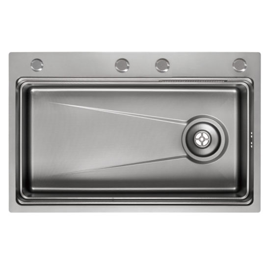 Chậu rửa bát 1 hố Nano GRUNDER GR-7848MK (780x480x220mm)
