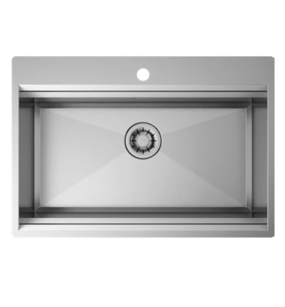 Chậu rửa bát 1 hố NOBINOX LIKEN NL792D (830x500x 230mm) - Image 3