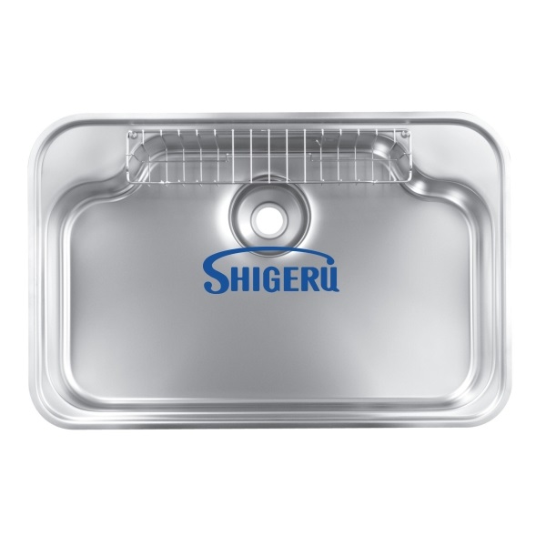 Chậu rửa bát 1 hố nội địa Nhật Bản Shigeru IK-K FS (Inox 304 Sần) - Image 5
