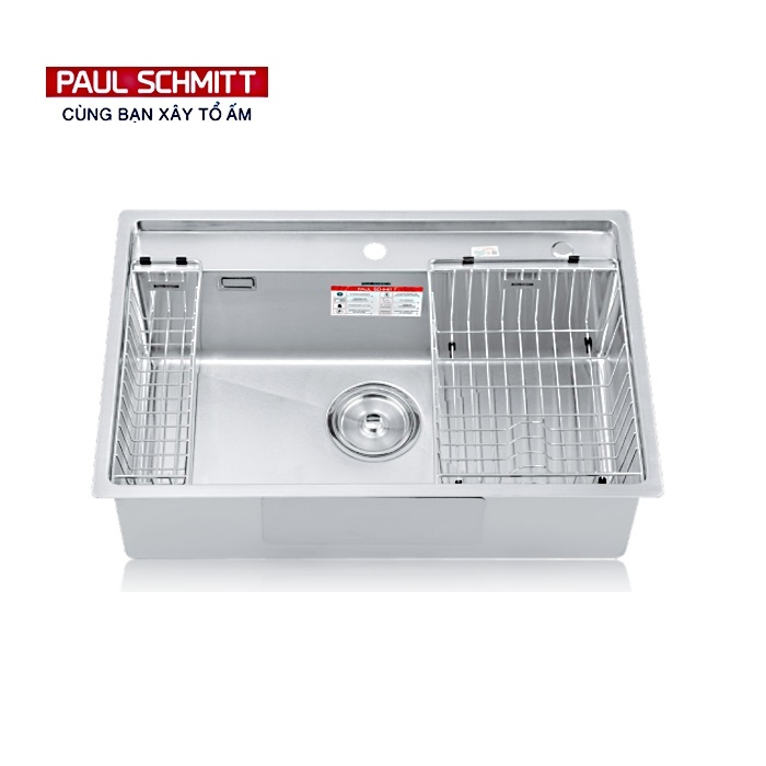 Chậu rửa bát 1 hố Paul Schmitt PA5545-U (550x450x220mm) - Image 5