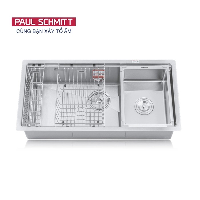 Chậu rửa bát 1 hố Paul Schmitt PA7545-U (750x450x220mm) - Image 5