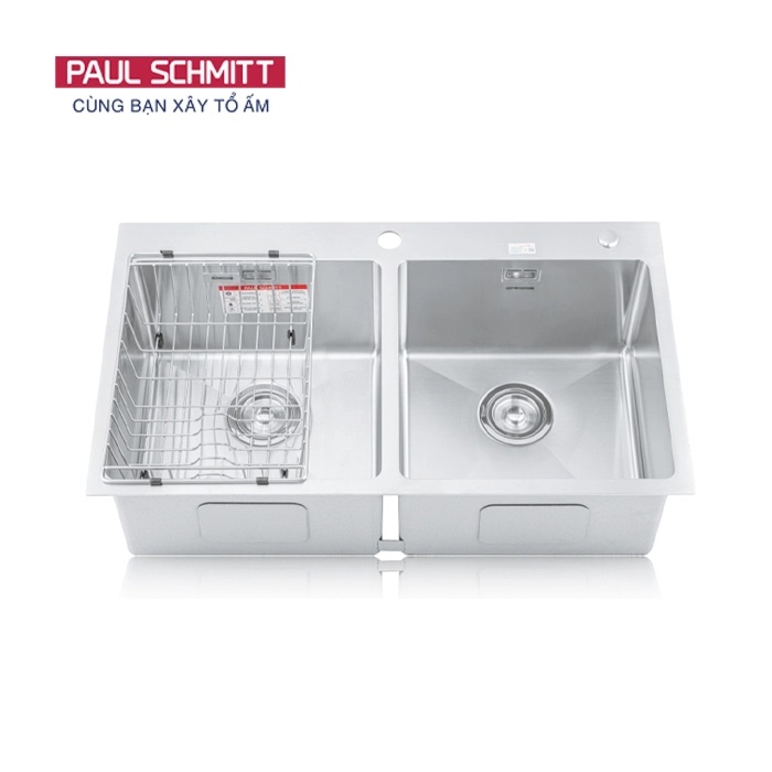 Chậu rửa bát 1 hố Paul Schmitt PA7548-TLE (750x480x225mm) - Image 4