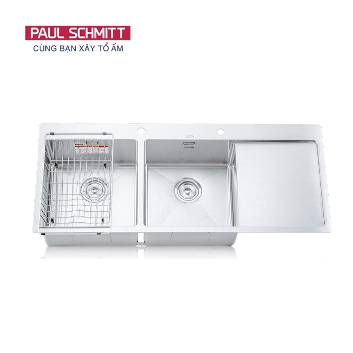 Chậu rửa bát 1 hố Paul Schmitt PA8245-U (820x450x220mm) - Image 5
