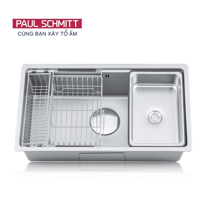 Chậu rửa bát 1 hố Paul Schmitt PAM7043-UDE (700x430x225mm)