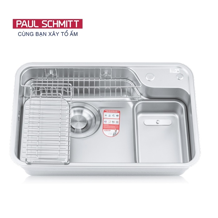 Chậu rửa bát 1 hố Paul Schmitt PAM7548-TLE (750x480x225mm)