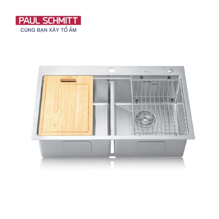 Chậu rửa bát 1 hố Paul Schmitt PAM76455-U (763x455x228mm) - Image 3