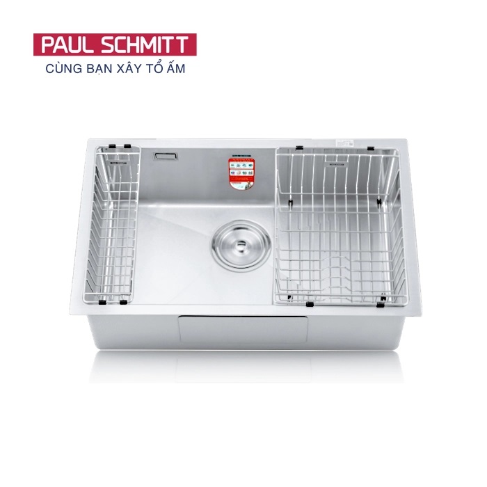 Chậu rửa bát 1 hố Paul Schmitt PAM8050-TE (800x500x225mm) - Image 5