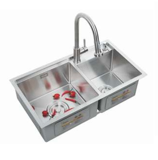 Chậu rửa bát 1 hố phím đàn màu đen Royal Join RA-32A7545 - Image 3