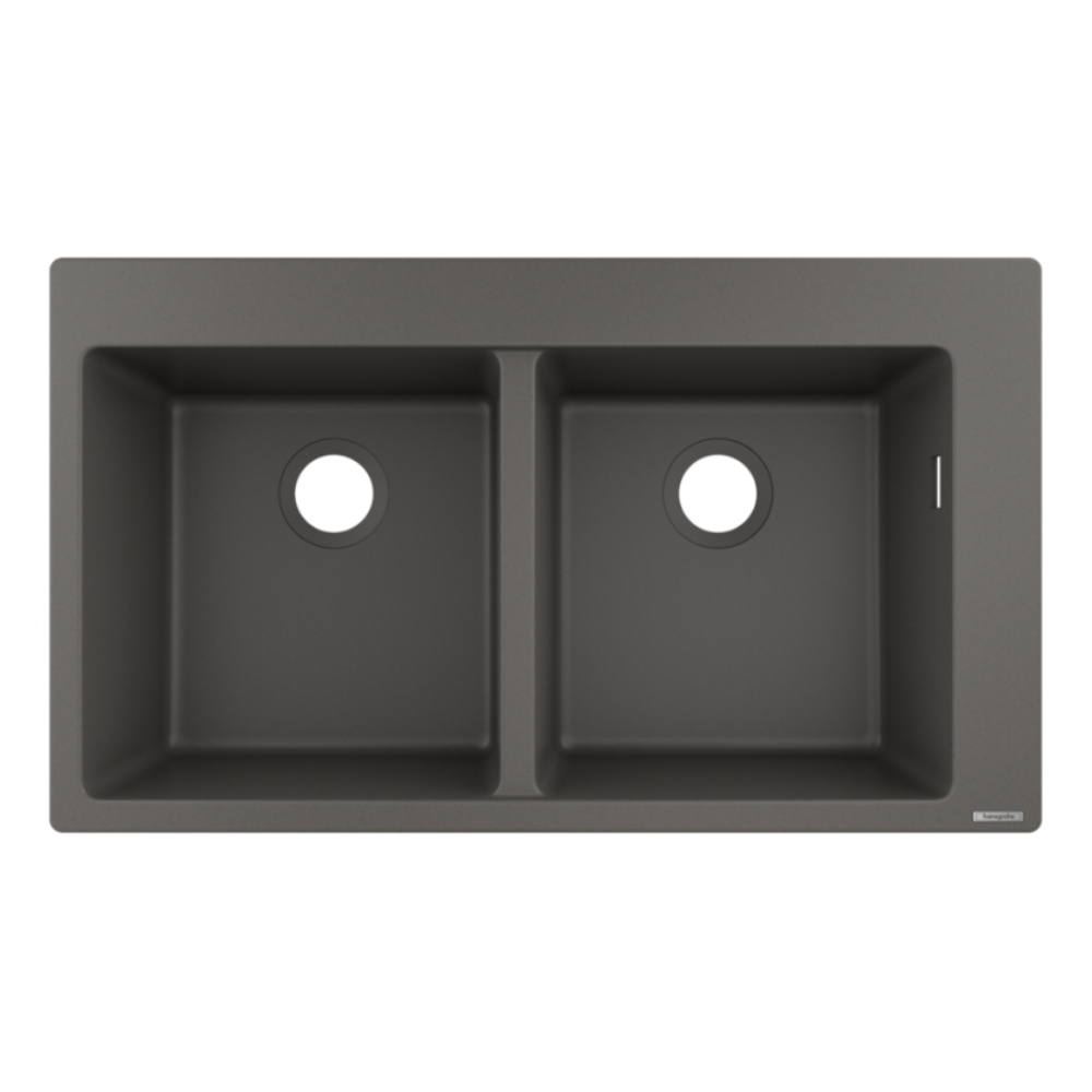 Chậu rửa bát 1 hố thép không gỉ S43 Hansgrohe 43454807 (780x430x202 mm) - Image 3