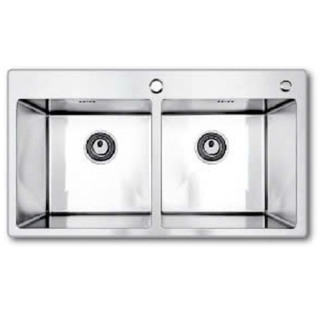 Chậu rửa bát 2 hố cân Daeshin SQS-8246 - Image 5