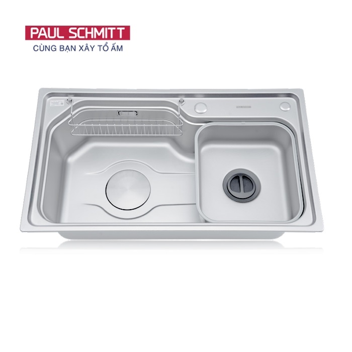 Chậu rửa bát 2 hố cân Paul Schmitt PA8850-TD (880x500x230mm) - Image 3