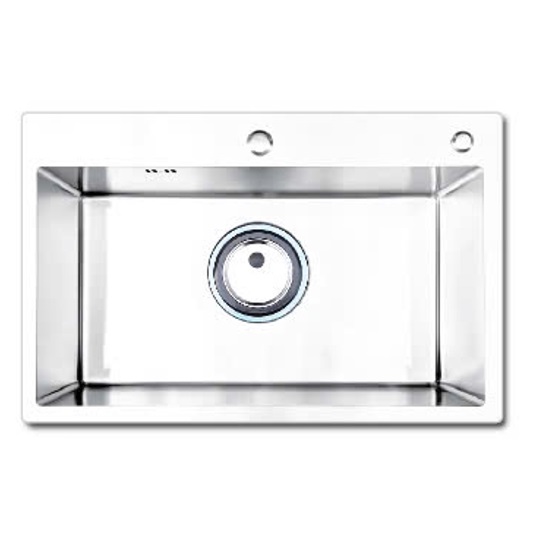 Chậu rửa bát 2 hố cân Sobisung SB-8045 (800x450x225) - Image 5