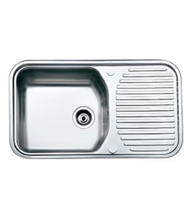 Chậu rửa bát 2 hố COTTO CT801T (860x500x165mm) - Image 3