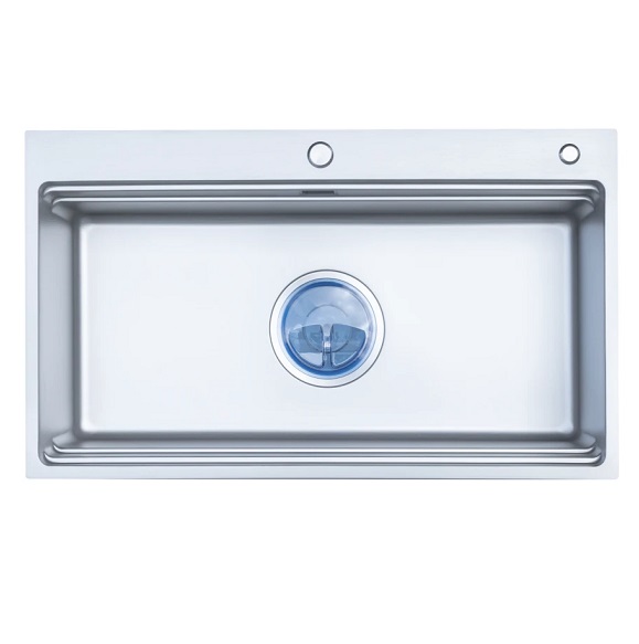 Chậu rửa bát 2 hố đặt góc NOBINOX LIKEN NL700 (960x450x230mm) - Image 6
