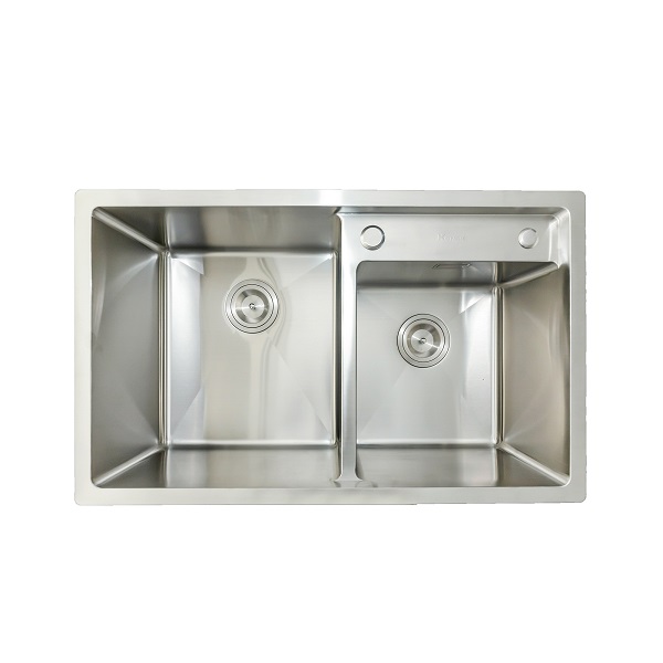 Chậu rửa bát 2 hố KONOX Overmount KN7847DO (780*470*228mm)