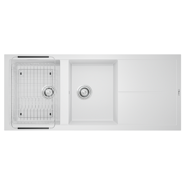 Chậu rửa bát 2 hố Konox Turkey Sink Vigo 860 (860x440x215mm) - Image 4