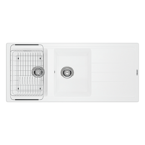 Chậu rửa bát 2 hố Konox Turkey Sink Vigo 860 (860x440x215mm) - Image 5