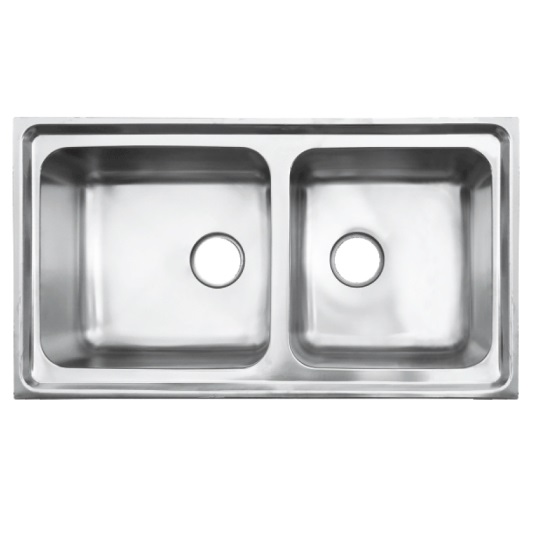 Chậu rửa bát 2 hố Mirolin MT850I-2B (850x500x240 mm) - Image 4