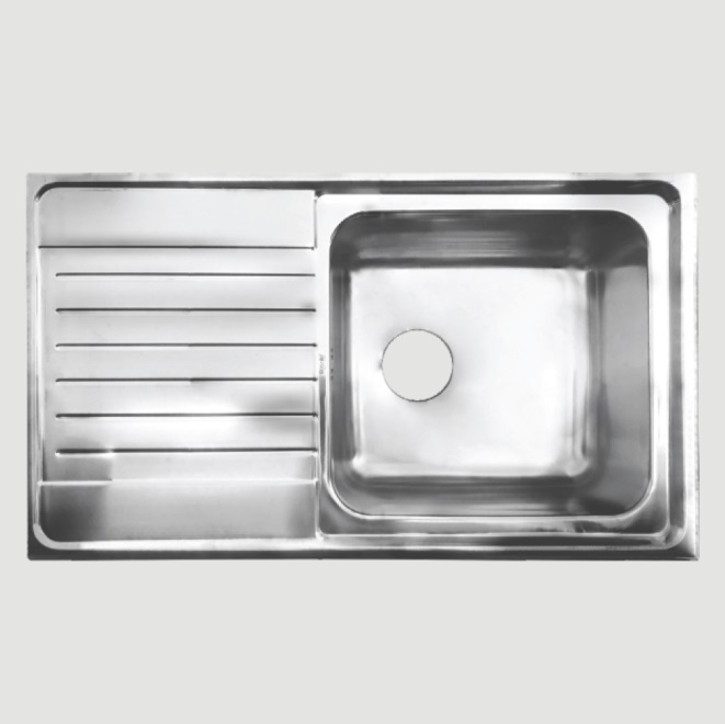 Chậu rửa bát 2 hố Mirolin MT850I-2B (850x500x240 mm) - Image 5
