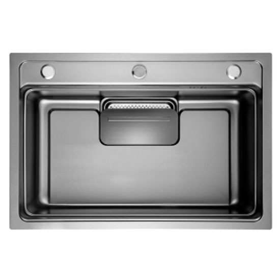 Chậu rửa bát 2 hố Nano GRUNDER GR-8147NB (810x470x220mm) - Image 4