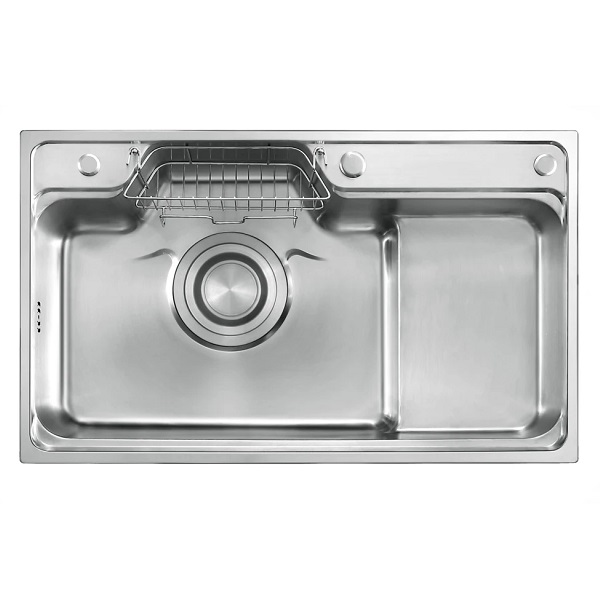 Chậu rửa bát 2 hố NOBINOX LUMIA NJ513B (830x460x230mm) - Image 4