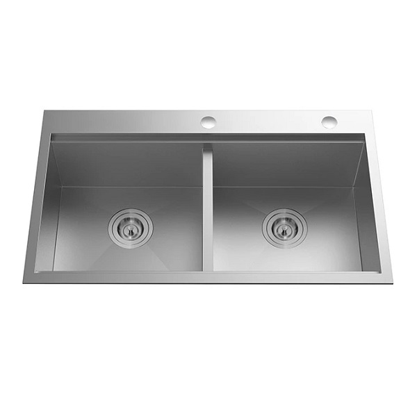 Chậu rửa bát 2 hố NOBINOX LUMIA NJ513B (830x460x230mm) - Image 5