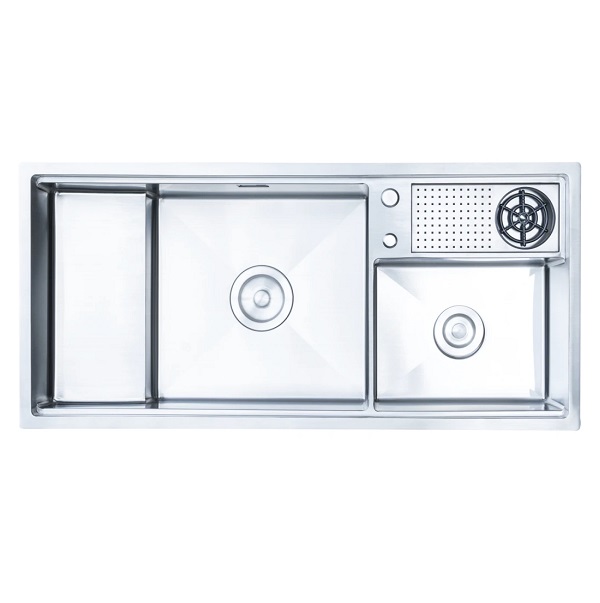 Chậu rửa bát 2 hố NOBINOX LUMIA NJ524 (838x457x230mm) - Image 3