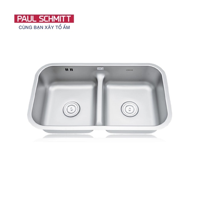 Chậu rửa bát 2 hố Paul Schmitt PA8850-TLDA (880x500x230mm) - Image 3