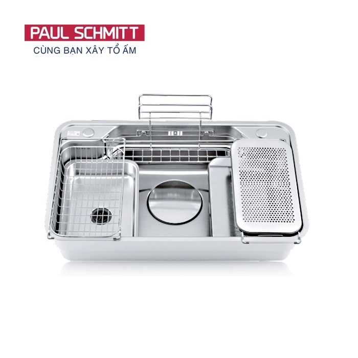 Chậu rửa bát 2 hố Paul Schmitt PA8850-TLDA (880x500x230mm) - Image 4