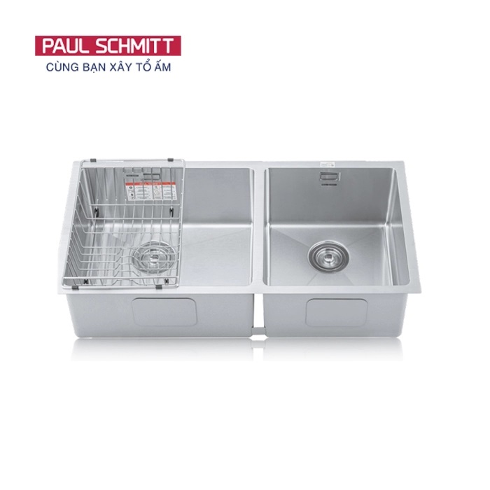 Chậu rửa bát 2 hố Paul Schmitt PAM82462-U (822x462x203mm) - Image 3