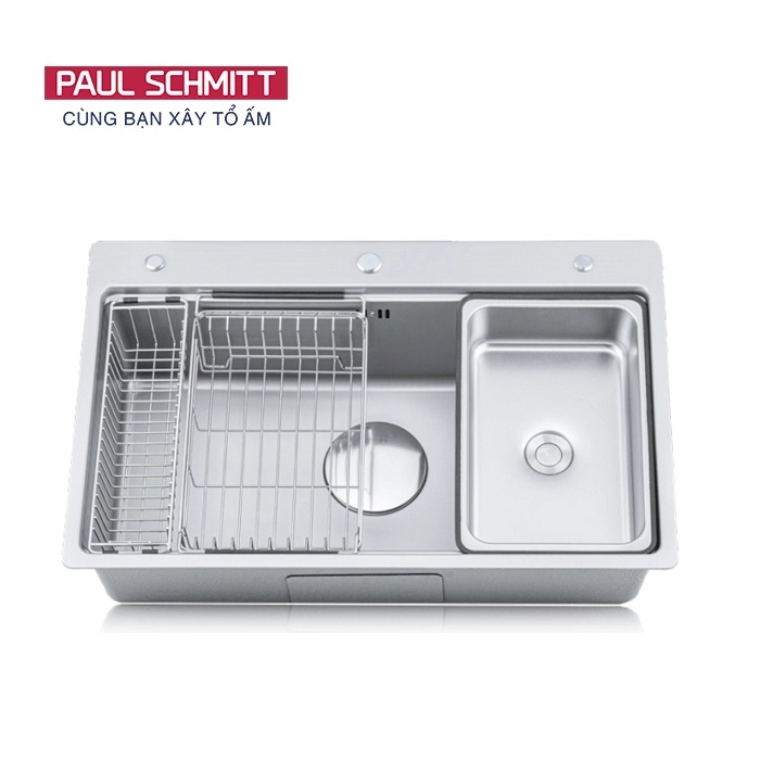 Chậu rửa bát 2 hố Paul Schmitt PAM82462-U (822x462x203mm) - Image 4