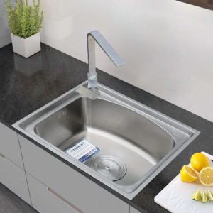 Chậu rửa bát 2 hố Toàn Mỹ TMS 8046 (800x460x220mm) - Image 5
