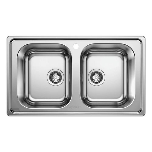 Chậu rửa bát đá Blanco LEXA 8 524961 màu xám (780x500 mm) - Image 4
