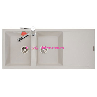 Chậu rửa bát đá nhân tạo Carysil LMC1 Montana (82.5x48cm) - Image 3