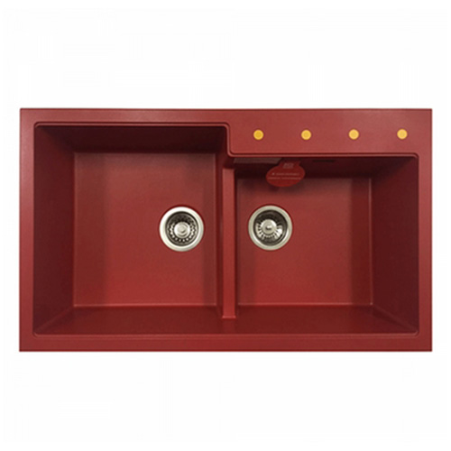 Chậu rửa bát đá nhân tạo Carysil TIP2 Red (86x50cm)