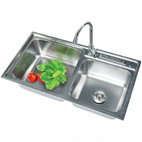 Chậu rửa bát đá thạch anh EU-7047D (700x470) - Image 5