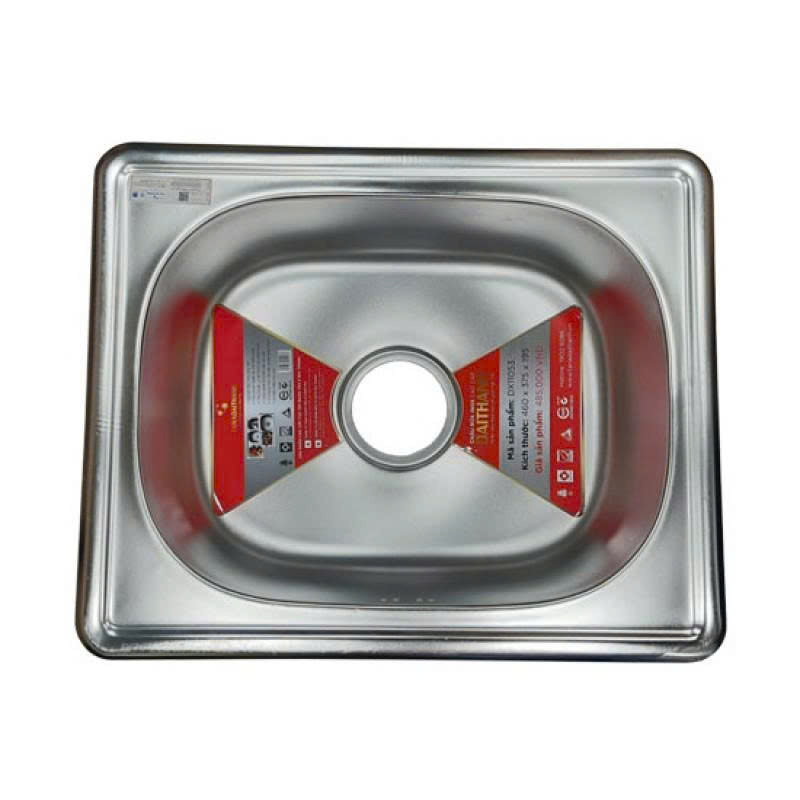 Chậu rửa bát Đại Thành DX11051 Inox 201 (495x405x195)