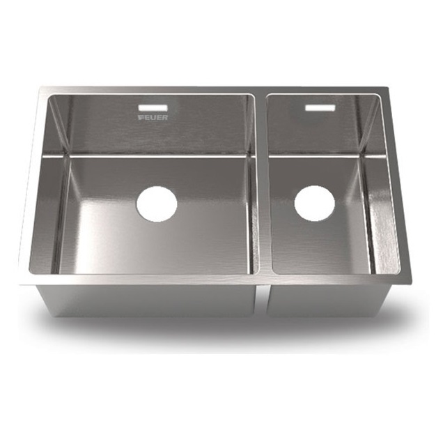 Chậu rửa bát đôi FEUER FS 248 (810x430x230mm) - Image 3