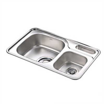 Chậu rửa bát đúc 1 hố Hàn Quốc Sobisung SB-7850 (780x500x225 mm) - Image 4