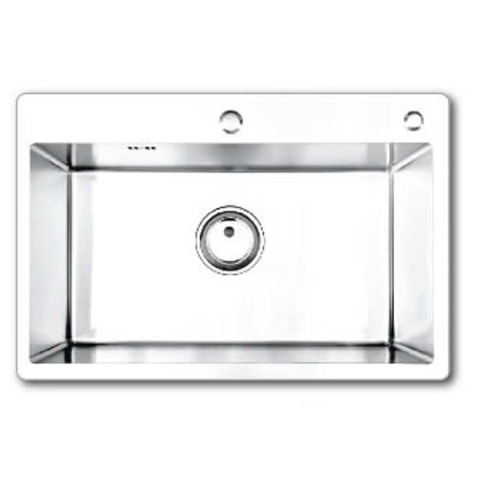 Chậu rửa bát đúc 1 hố Hàn Quốc Sobisung SB-8248 (820x480mm) - Image 5