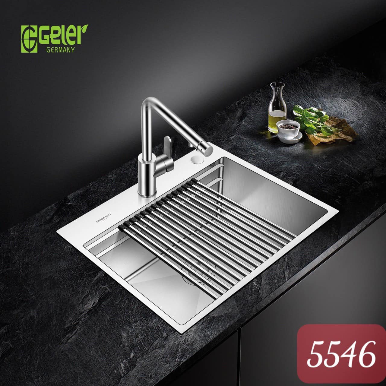 Chậu rửa bát Geler GL-8248 - Image 3
