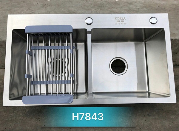 Chậu rửa bát góc KAMANDA KM850 (850x850x210 mm) - Image 3