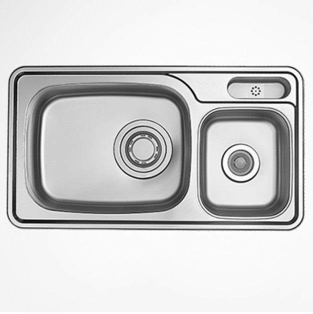 Chậu rửa bát Hàn Quốc inox 304 LIZENS LDSP-850 (85x51.5x20cm) - Image 3