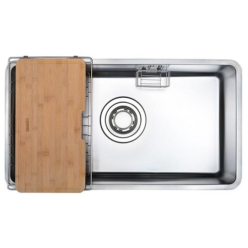 Chậu rửa bát Hàn Quốc LIZENS ISL-870 (85x51x20cm) - Image 5