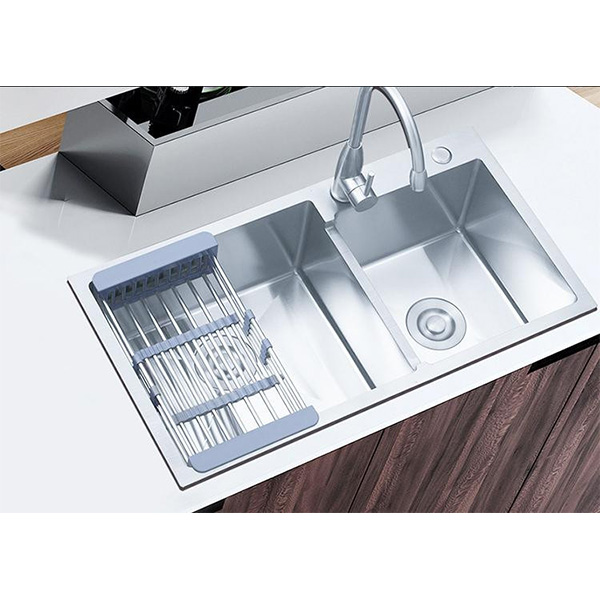 Chậu rửa bát Handmade 1 hố Inox 304 phủ nano Miken MKRB-6045N (600x450x250 mm) - Image 3