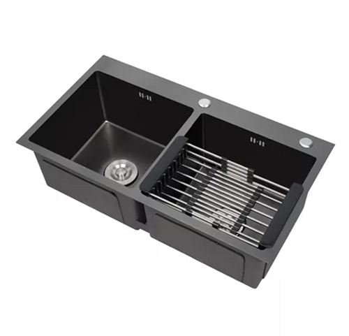 Chậu rửa bát Handmade 1 hố Inox 304 phủ nano Miken MKRB-6045N (600x450x250 mm) - Image 4