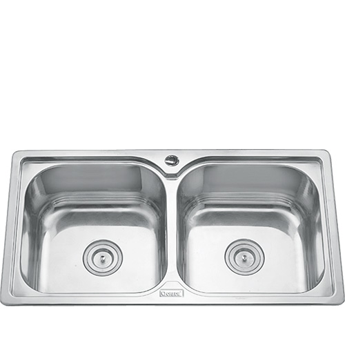 Chậu rửa bát inox Gorlde GD-0290 (78x44) - Image 5