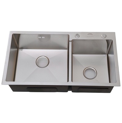 Chậu rửa bát Inox nano màu đen SUS304 Henry HR-625B (820 x 450) - Image 3